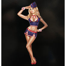 Load image into Gallery viewer, Cute Pin Up Girl Salute Sticker
