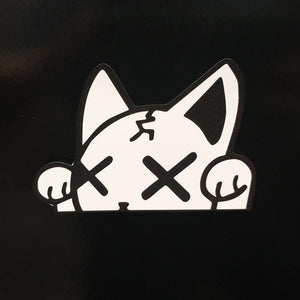Maneki Neko Ghost Cat Sticker