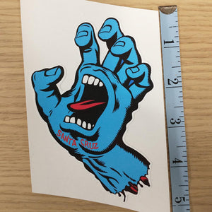 Santa Cruz Screaming Hand Sticker