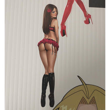 Load image into Gallery viewer, Pretty Pin Up Girl in Boots Sticker
