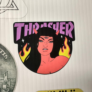 Thrasher Demon Third Eye Sticker
