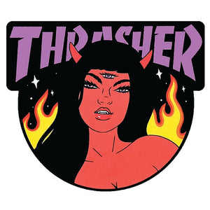 Thrasher Demon Third Eye Sticker