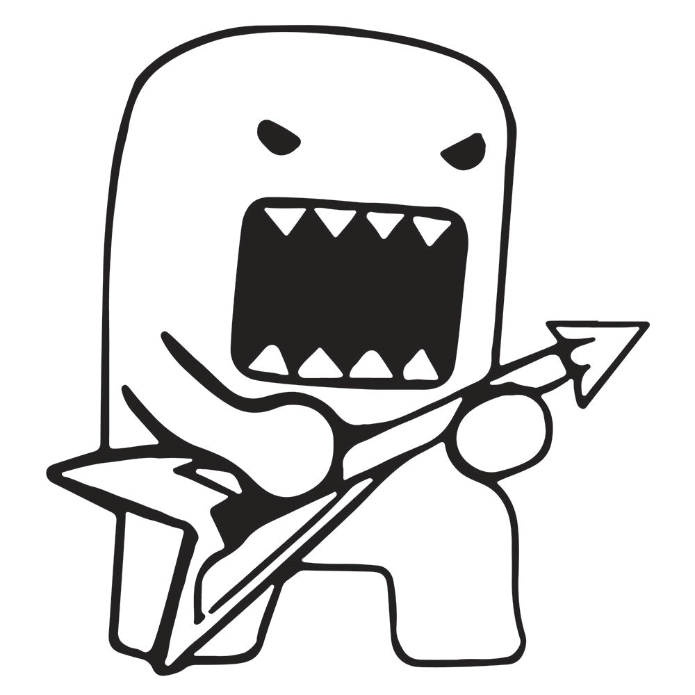 Domo Flying V Guitar Sticker