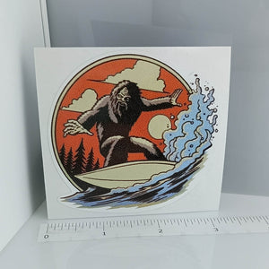 Surf Sasquatch Sticker