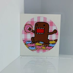 Domo Donut Sticker