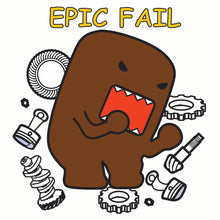 Load image into Gallery viewer, Domo Epic Fail Car Parts Sticker
