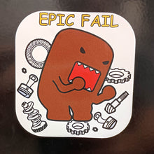 Load image into Gallery viewer, Domo Epic Fail Car Parts Sticker
