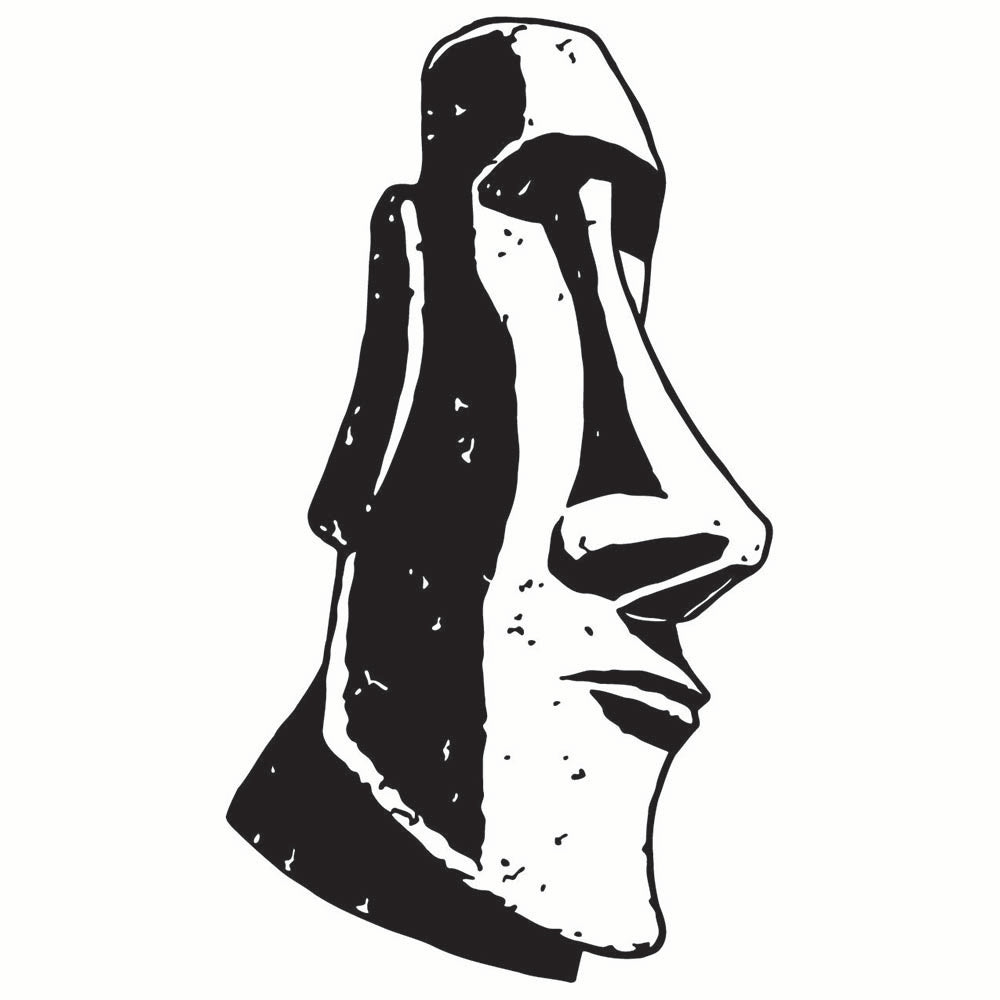 Easter Island Moai Sticker