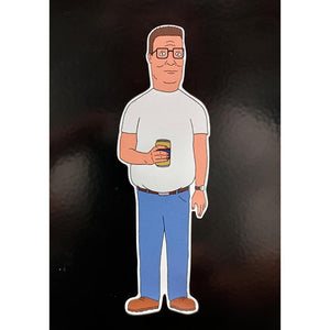 King of the Hill Hank Hill Fan Art Sticker