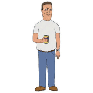 King of the Hill Hank Hill Fan Art Sticker