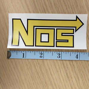 NOS Nitrous Oxide System Sticker
