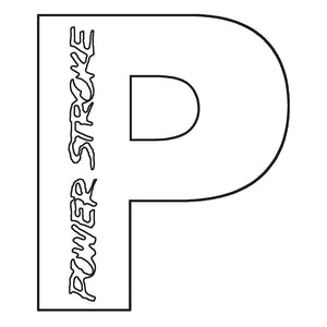 Powerstroke Logo Large Sticker