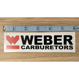 Weber Carburetors Sticker
