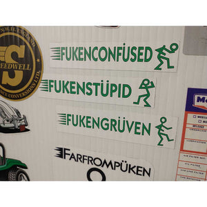 Fahrvergnugen 3 pack stickers