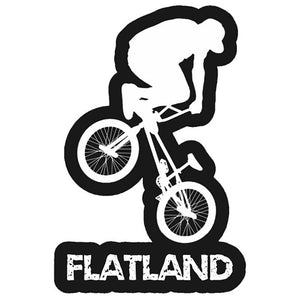 Flatland BMX Silhouette Sticker