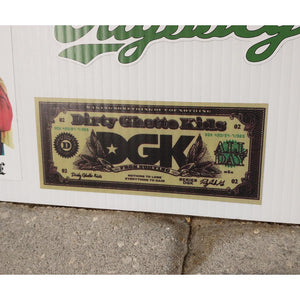 Dirty Ghetto Kids Dollar Bill Sticker