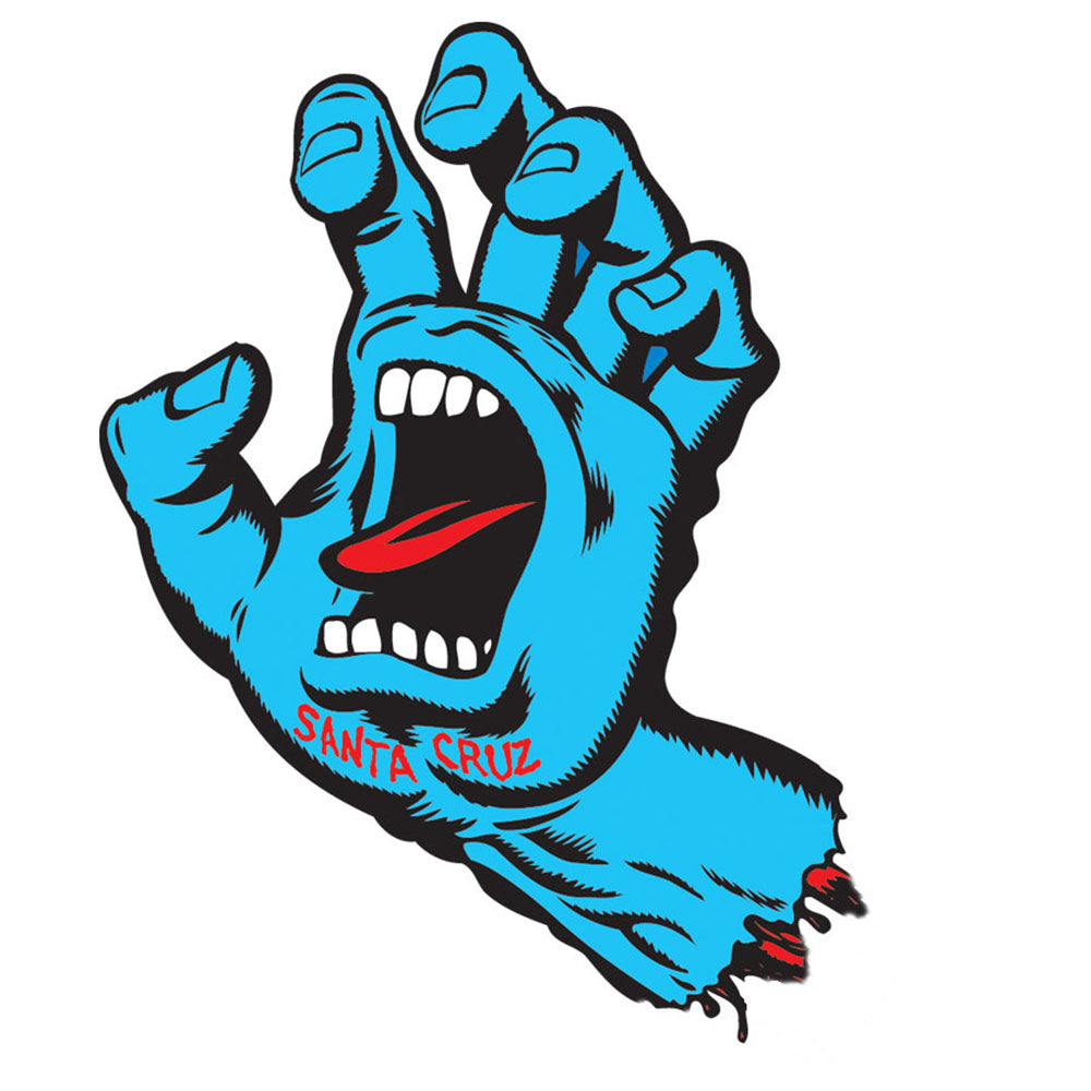 Santa Cruz Screaming Hand Sticker