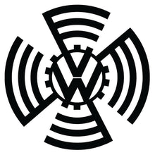 Load image into Gallery viewer, KDF VW symbol vinyl cut sticker
