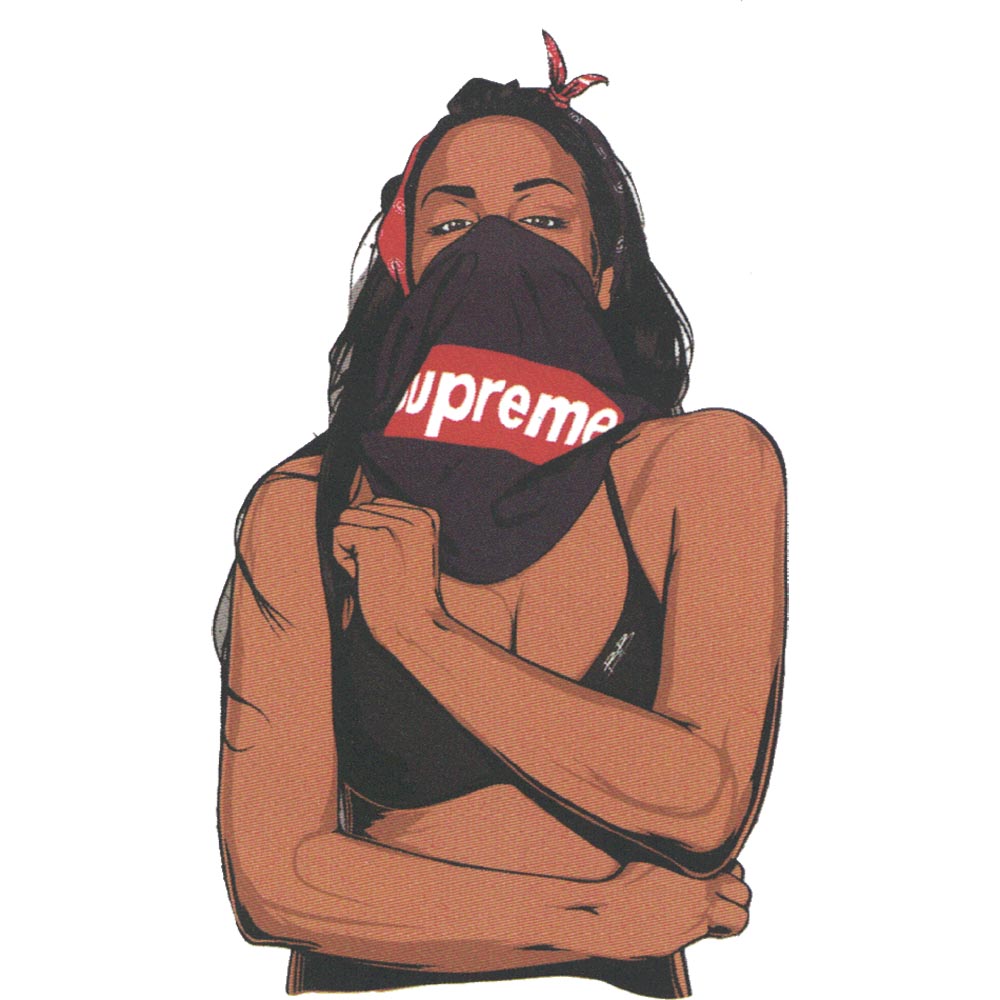 Supreme Girl Bandit Sticker