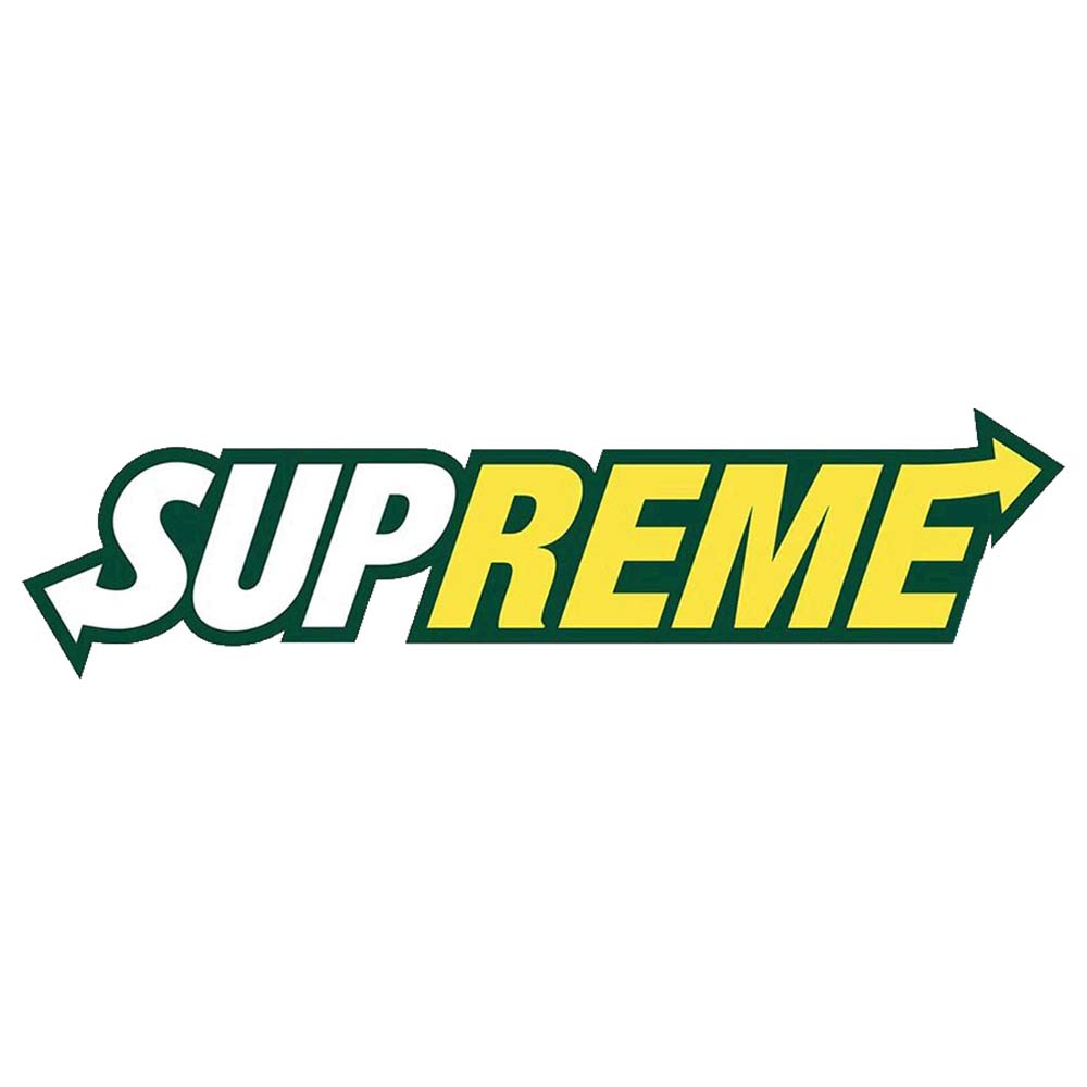 Supreme Subway Parody Sticker