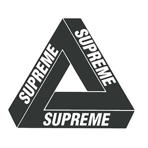 supreme black' Sticker