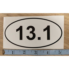 Load image into Gallery viewer, Half Marathon 13.1 Round Oval Sticker
