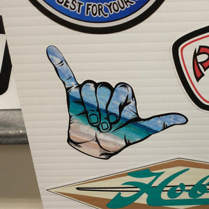 Shaka Ocean Water Sticker