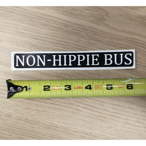 Non Hippe Bus Sticker