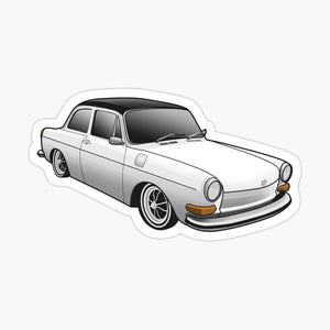 VW Notchback Sticker