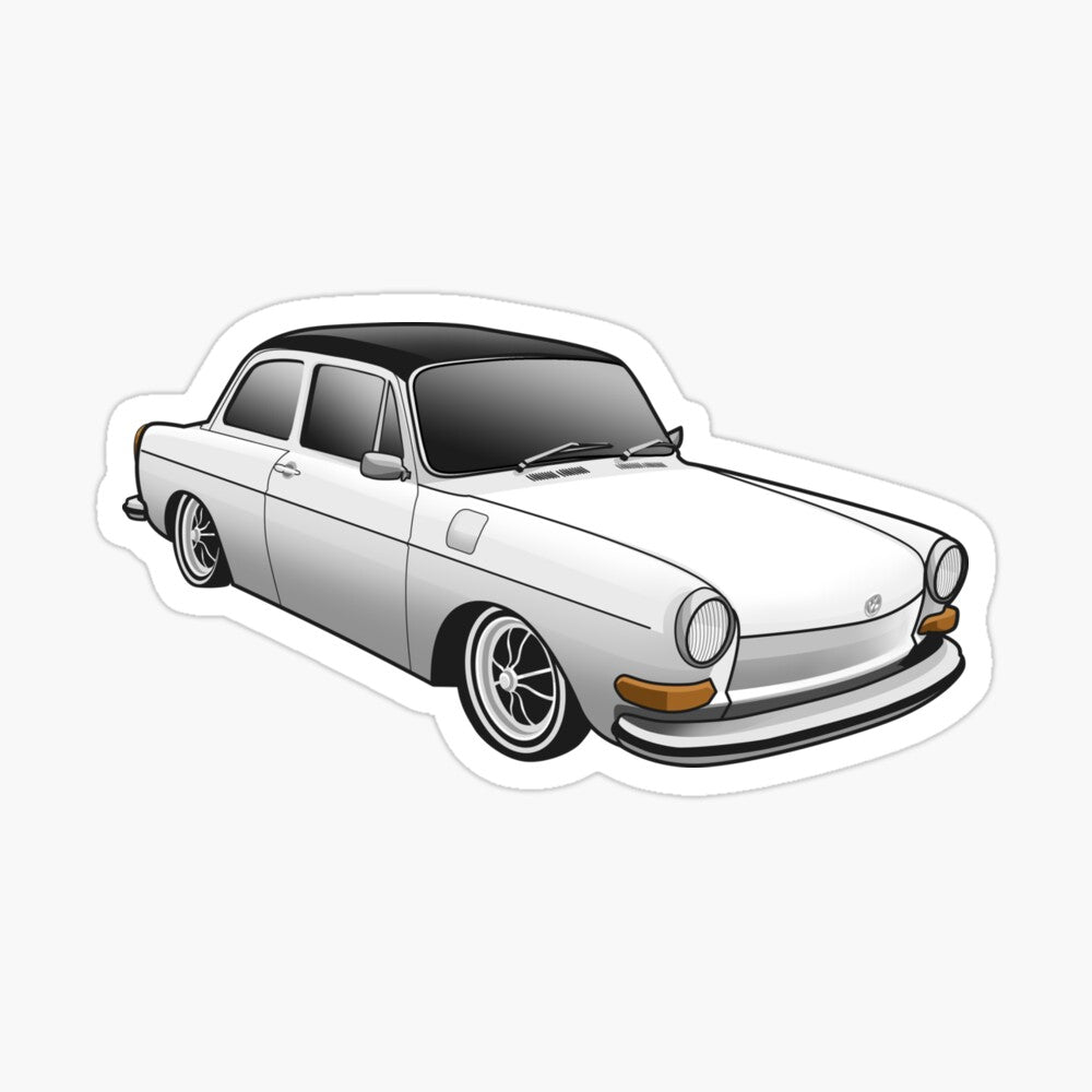 VW Notchback Sticker