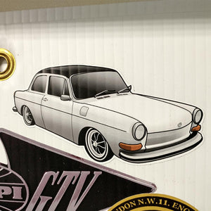 VW Notchback Sticker