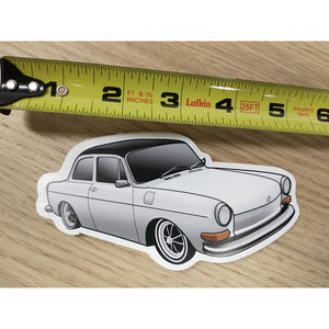 VW Notchback Sticker