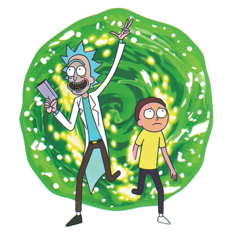 Rick and Morty Portal Sticker