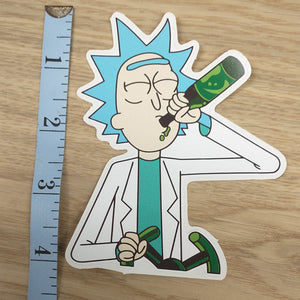 Rick and Morty - Rick Sanchez Drink and Drive Sticker
