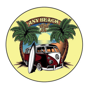 Beach Bus Sticker