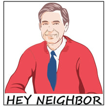 Load image into Gallery viewer, Mr Rogers Hello Neighbor Sticker
