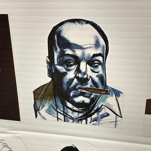 Tony Soprano with Cigar Sticker