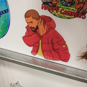 Drake Hand Up Sticker