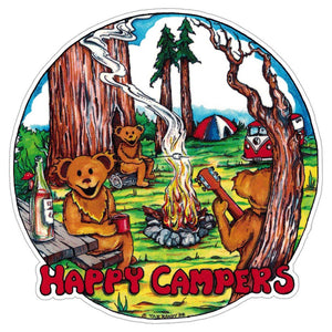 Grateful Dead Happy Campers Sticker