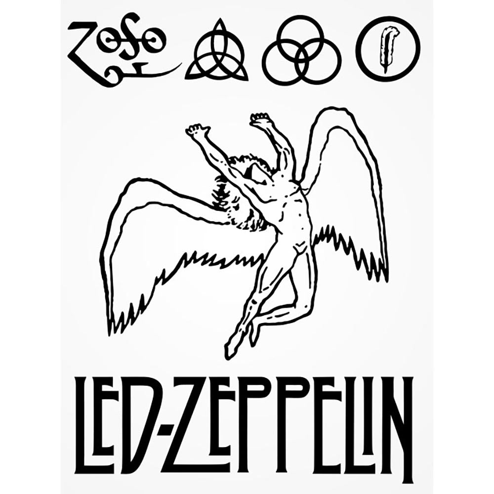 led zeppelin logo vector