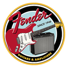 Load image into Gallery viewer, Fender Round Logo Sticker
