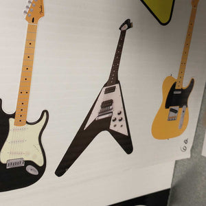 Gibson Flying V Guitar Sticker