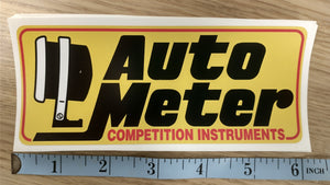 Auto Meter Sticker