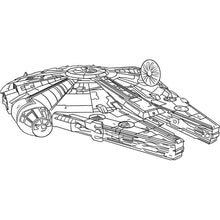 Load image into Gallery viewer, Millennium Falcon Sticker
