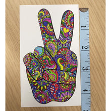 Load image into Gallery viewer, Psychedelic Peace Sign Sticker
