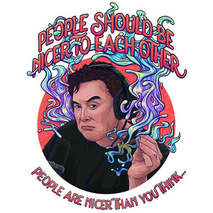 Elon Musk on Joe Rogan Show Sticker