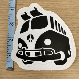 Split bus with Surfboards Sticker