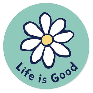 Life is Good Daisy Flower Sticker