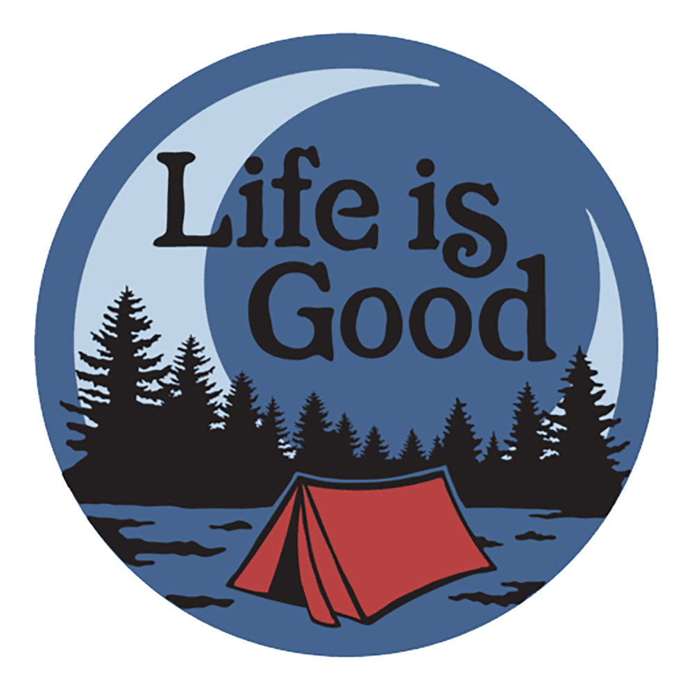 Life is good camping deals logo