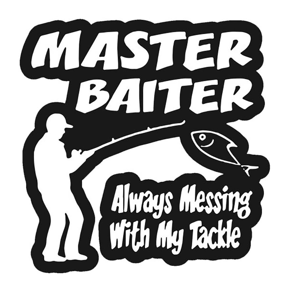 Master Baiter Fishing Sticker